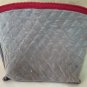 Vera Bradley WINDSOR RED Large Cosmetic vintage EUC made in USA makeup case