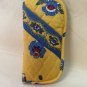 Vera Bradley Double Eye case French YELLOW vintage 2 pair eyeglass