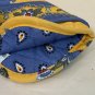 Vera Bradley Double Eye case French YELLOW vintage 2 pair eyeglass