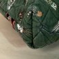Vera Bradley LURES Green Large Cosmetic vintage EUC made in USA makeup case Fishing