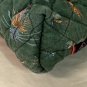 Vera Bradley LURES Green Large Cosmetic vintage EUC made in USA makeup case Fishing
