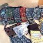 Vera Bradley WINDSOR RED Large Cosmetic vintage EUC made in USA makeup case