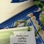 Vera Bradley Brush and Pencil case CAPRI BLUE Retired travel tools tech case NWT