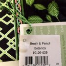 Vera Bradley Brush and Pencil case BOTANICA Retired travel tools tech case NWT