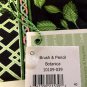 Vera Bradley Brush and Pencil case BOTANICA Retired travel tools tech case NWT