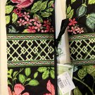 Vera Bradley Brush and Pencil case BOTANICA Retired travel tools tech case NWT