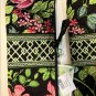 Vera Bradley Brush and Pencil case BOTANICA Retired travel tools tech case NWT