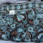 Vera Bradley Miller Bag large tote JAVA BLUE retired VHTF weekender NWT