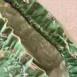 Vera Bradley Ditty Bag LURES green gym beach wet vinyl lined drawstring pouch Retired