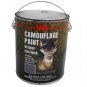 1 GAL GALLON CAN-PAINT-CAMO CAMOUFLAGE-BARK GRAY-OIL BASE FLAT DIY-450 SQ FT/GAL