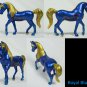 Breyer Stablemates Custom Royal Blue Horse