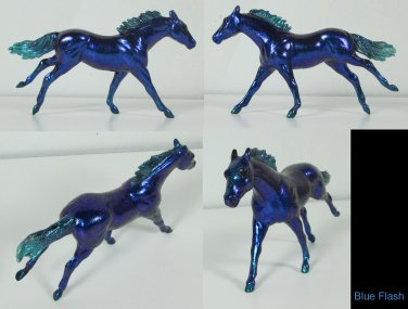 Breyer Stablemates Custom Blue Flash Horse