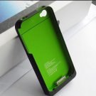 1900mAh Back up Power bank External Battery Charger Case Cover for Iphone4/4s