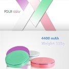 4400mAh Lady Power Bank with 60-degree Rotation Hidden USB Port