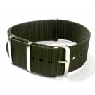 Military G10 Nylon Olive Green Watchstraps Watch Straps Band 18mm FREE SHIPPING