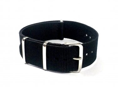 Military G10 Nylon Black Watchstraps Watch Straps Band 22mm FREE SHIPPING