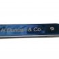 4 Pieces Adjustable Blue Stainless Steel Collar Stays Stiffners with Free leather carrier