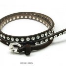 Brand Verga Suede Diamantes Belt - Brown