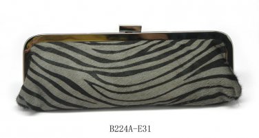 Verga Zebra Print Evening Handbag bag - E31