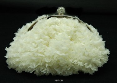 Verga Evening Handbag Bag B467 - Cream