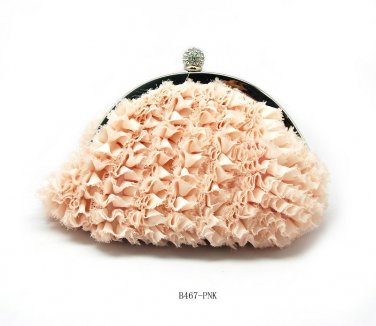 Verga Evening Handbag Bag B467 - Pink