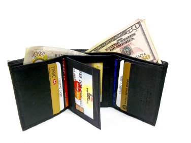 BRAND NEW MENS QUALITY LUXURY SOFT REAL LEATHER WALLET 2064