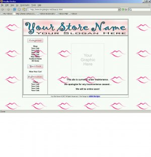 1 Premade Website Template (beauty)