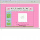 1 Premade Website Template (flower)