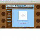 1 Premade Website Template (chocolat)
