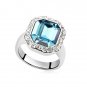 Austrian crystal diamond 18K Platinum Plated wedding ring / engagement ring JBM001