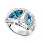 Austrian crystal diamond 18K Platinum Plated Fashion ring / engagement ring JBM007