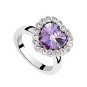 Austrian crystal diamond 18K Platinum Plated engagement ring / promise ring JBM011
