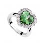 Austrian crystal diamond 18K Platinum Plated engagement ring / promise ring JBM011