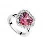 Austrian crystal diamond 18K Platinum Plated engagement ring / promise ring JBM011