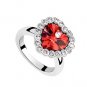 Austrian crystal diamond 18K Platinum Plated engagement ring / promise ring JBM011