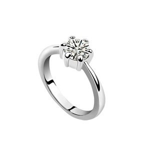 Austrian crystal diamond 18K Platinum Plated engagement ring / promise ring JBM012