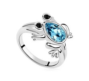 Austrian crystal diamond 18K Platinum Plated Fashion ring / promise ring JBM004