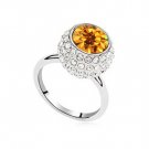 Austrian crystal diamond 18K Platinum Plated engagement ring / Fashion ring / promise ring JBM010