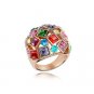 Austrian crystal diamond Rose gold Fashion ring / promise ring JBM024