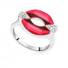 Austrian crystal diamond 18K Platinum Plated Fashion ring / promise ring JBM043