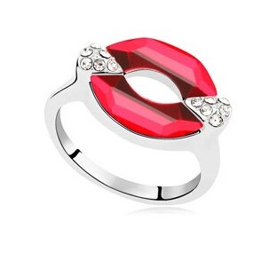Austrian crystal diamond 18K Platinum Plated Fashion ring / promise ring JBM043