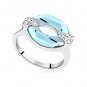 Austrian crystal diamond 18K Platinum Plated Fashion ring / promise ring JBM043