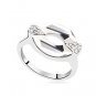 Austrian crystal diamond 18K Platinum Plated Fashion ring / promise ring JBM043