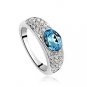 Austrian crystal diamond 18K Platinum Plated engagement ring / promise ring JBM013