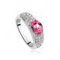 Austrian crystal diamond 18K Platinum Plated engagement ring / promise ring JBM013