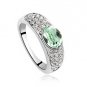 Austrian crystal diamond 18K Platinum Plated engagement ring / promise ring JBM013