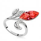 Austrian crystal diamond 18K Platinum Plated Fashion ring / promise ring JBM014