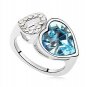 Austrian crystal diamond 18K Platinum Plated engagement ring / promise ring JBM018