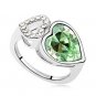 Austrian crystal diamond 18K Platinum Plated engagement ring / promise ring JBM018