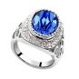 Austrian crystal diamond 18K Platinum Plated engagement ring / promise ring JBM019